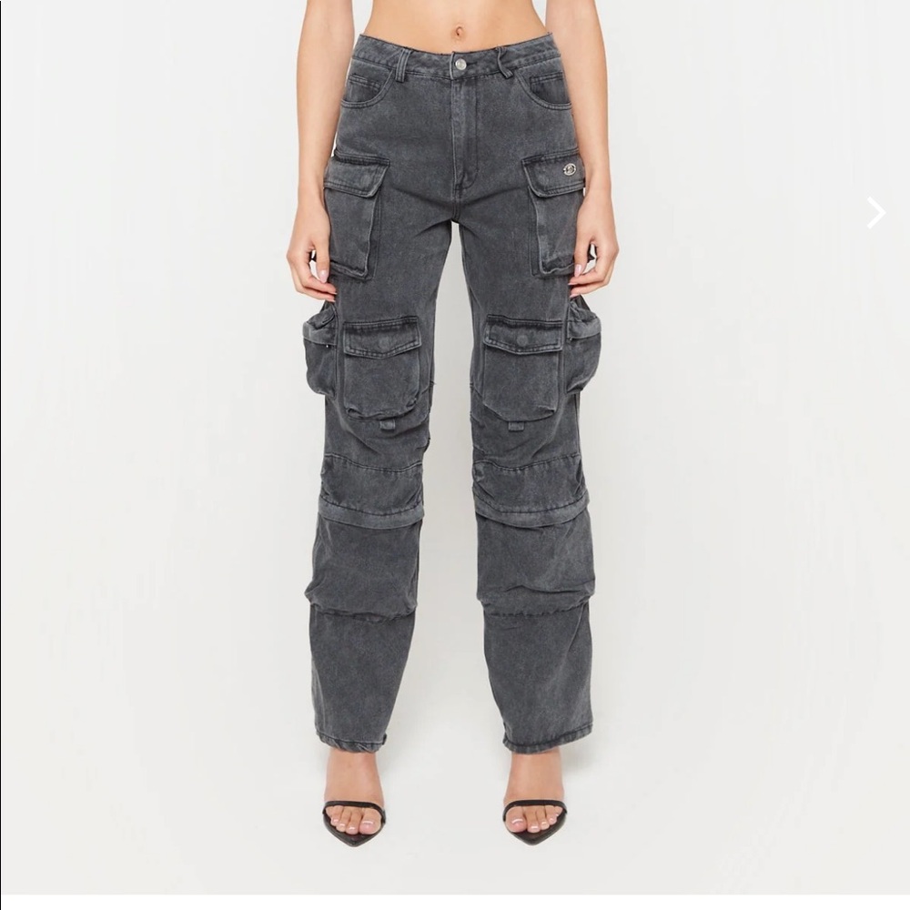 Black cargo pants
